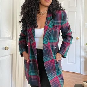 VINTAGE | PLAID BLAZER | LOUBEN | OVERSIZED